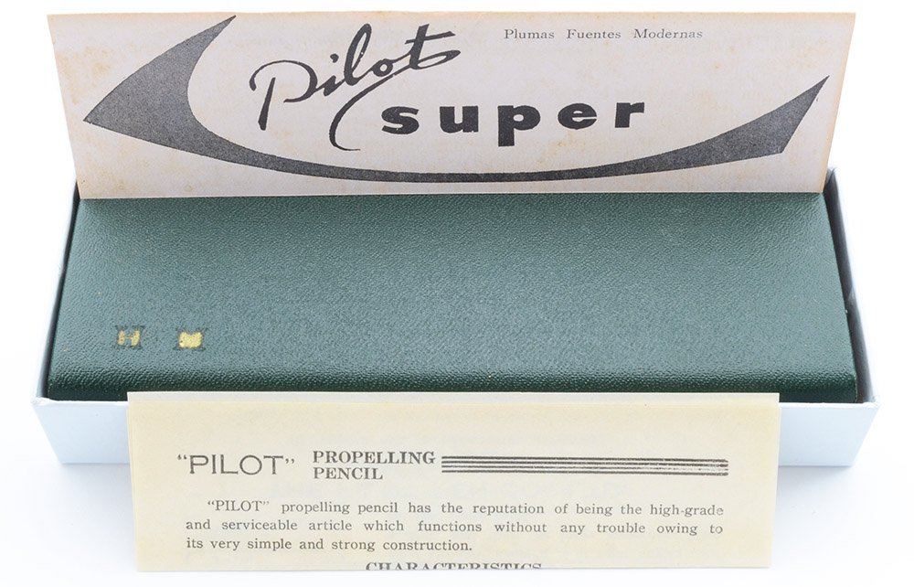 【PILOTジャンク】万年筆　SUPER300G　14K Pilot RMW300 Super 300 Pen Set - 1950s New Old Stock, 14k Nib